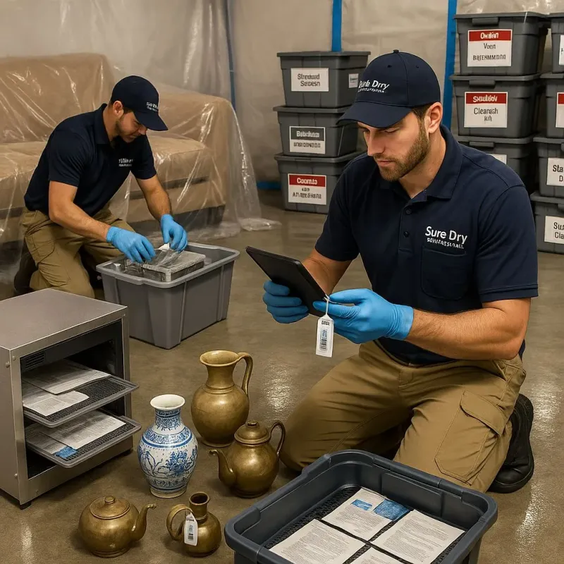 Content Protection and Restoration process in Black Diamond, FL
