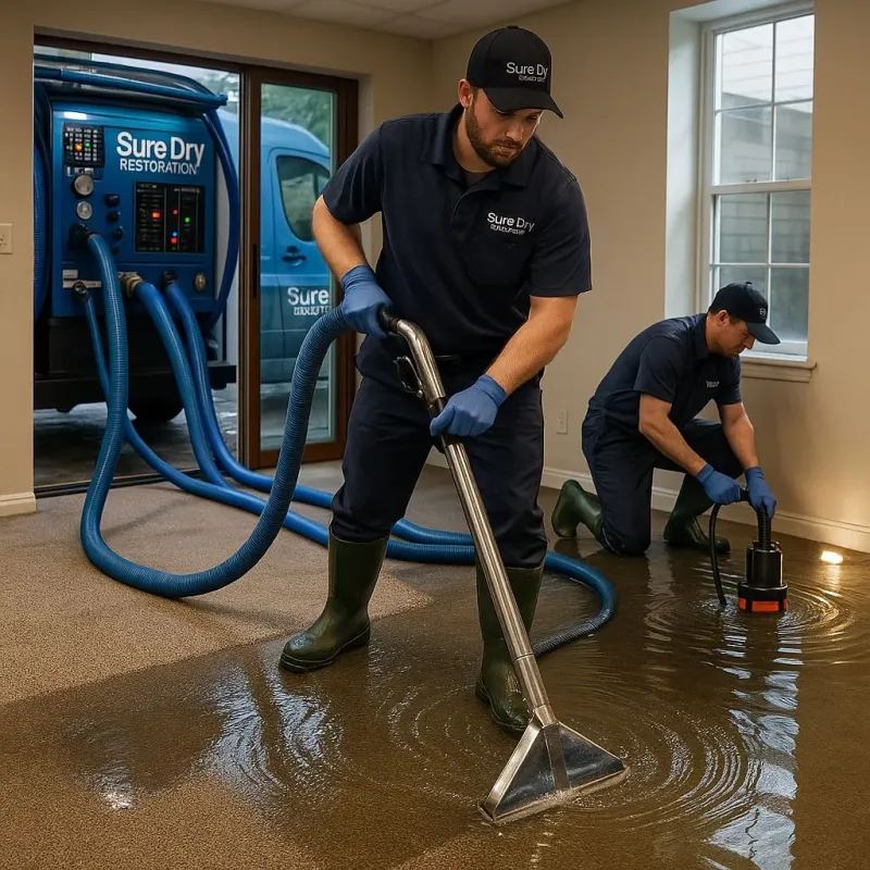 Water Extraction and Removal process in Black Diamond, FL